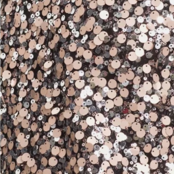 DVF Sequins blouse long sleeve rose gold - Picture 3 of 8